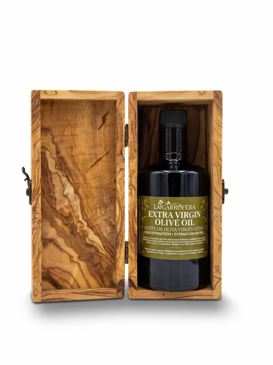 Estuche y Botella La Garrofera 500ML